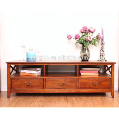 High quality classic tv stand cabinet furniture wooden drawer tv stand