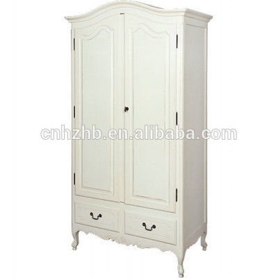 French antique Style bedroom furniture Wooden Carved wardrobe